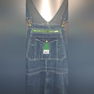LIBERTY Overalls Carpenter Bibs Sz 42x32 Denim 100% Cotton Classic Workwear Farm